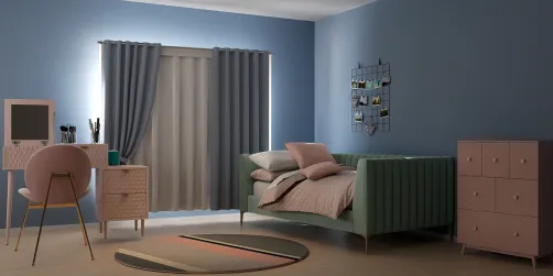 Family 2 teen daughter room 
