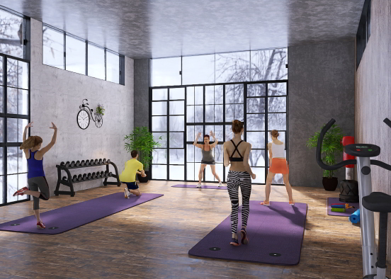 Fitness Fortress  Design Rendering