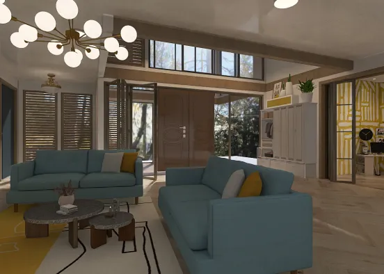 # Living room  Renderização de Design
