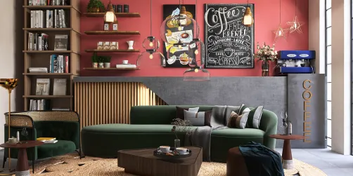 High end coffee corner