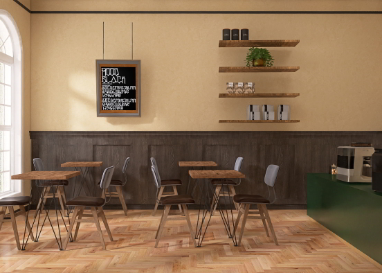 Café  Design Rendering
