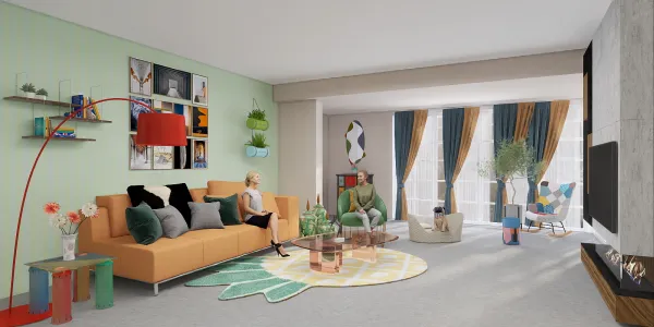 Professional interior design created with Homestyler 3D design software