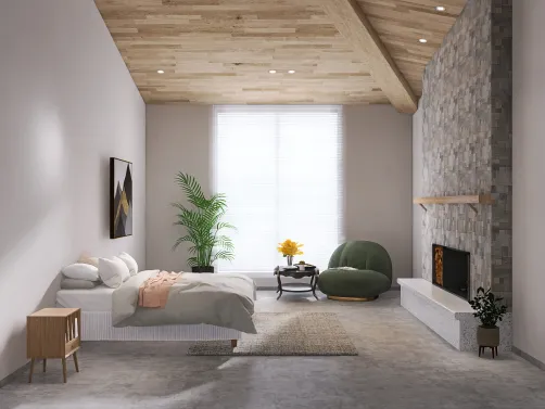 Simple bed room