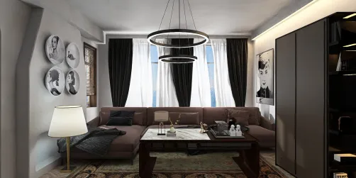 Calming modern living room idea 💡
