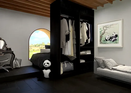 panda room web Design Rendering