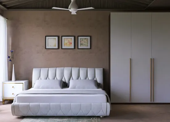 # Cozy bedroom  Design Rendering
