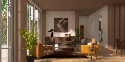 Warm Living Room
