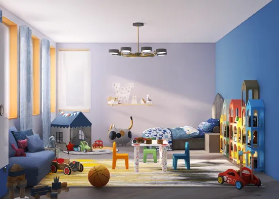 # Kids room  Renderização de Design