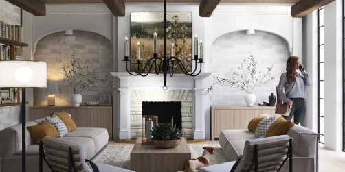 American Modern  Country style