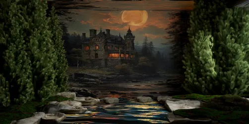 Haunted Gothic Manor