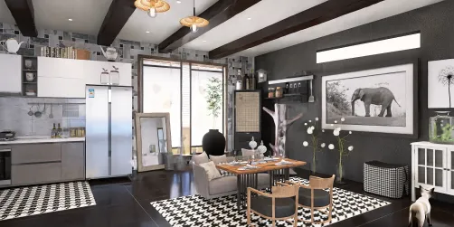 Boho kitchen 
