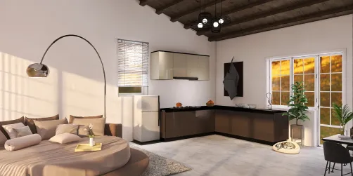 One room apartment.