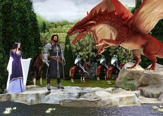 George and the Dragon  Design Rendering