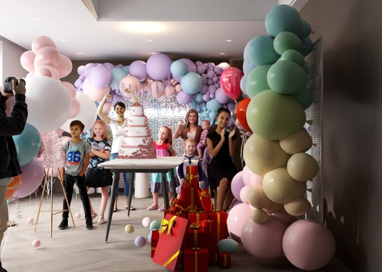 birthday party 🎉 🥳  Design Rendering