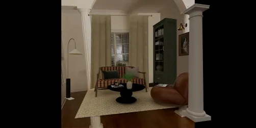 Traditional studio/conversation room / library 