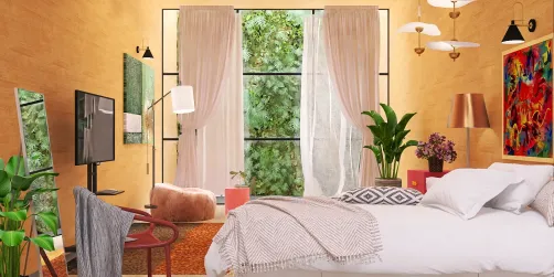 Warm bedroom