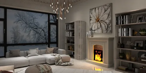 3D white room