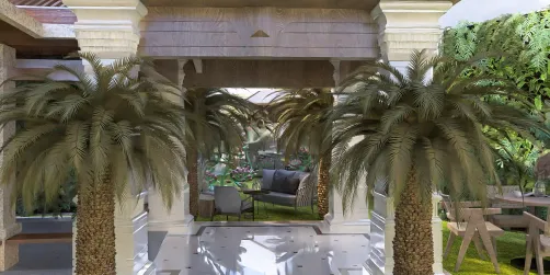 Dreamy Garden Entrance 