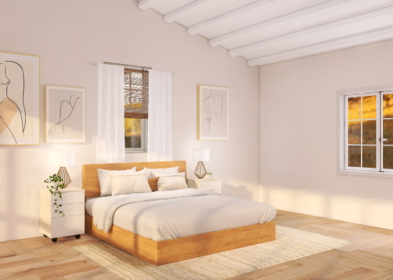 Simple bedroom 😊 Design Rendering