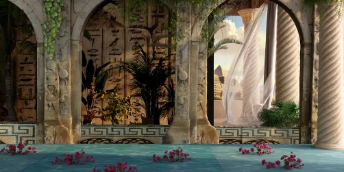 Egyptian Desert Bathhouse 
