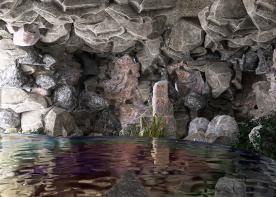 Swimming Through the Caves Design Rendering