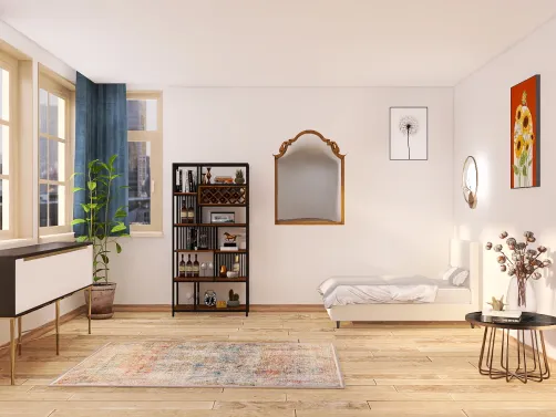 Semplice camera da letto