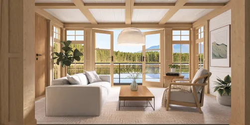 Lakeside Scandinavian Living