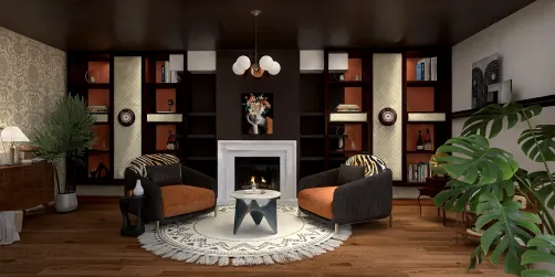 Modern vintage sitting room 