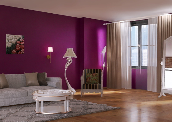 Purple luxury  Design Rendering