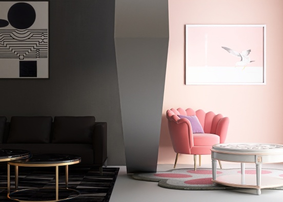 black v.s pink ⚫️ v.s 👛 Design Rendering