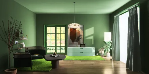 Earthy Plant Room