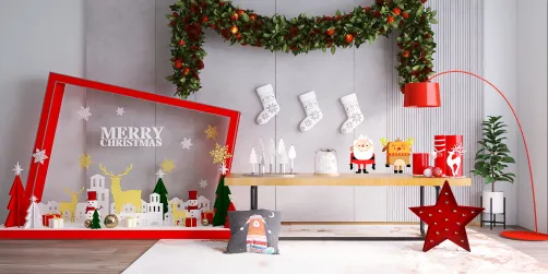 Christmas shopping window idea (setup)