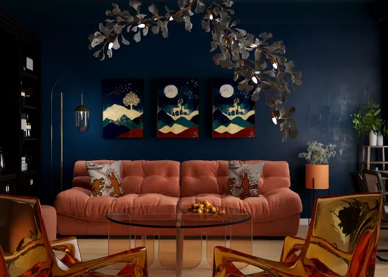 Living room 🍂 Design Rendering