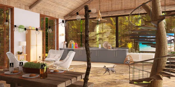 Professional interior design created with Homestyler 3D design software