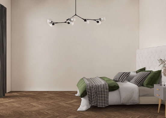 Minimal Design Bedroom Design Rendering