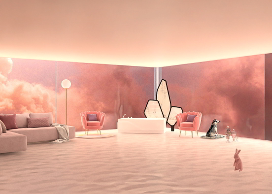 My relaxation area! Design Rendering