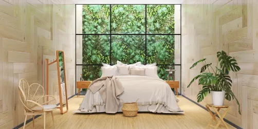 Natural bohemian bedroom 