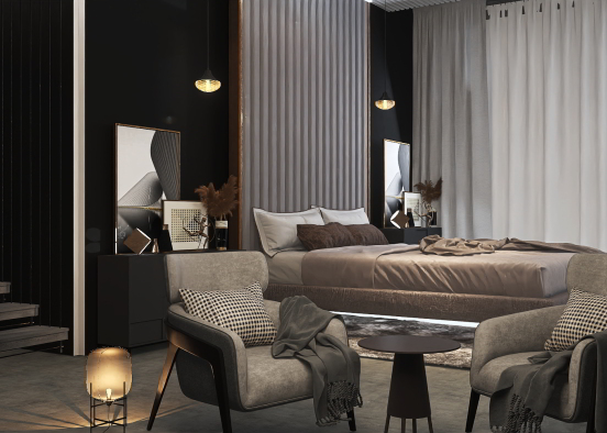 Master bedroom design. 🤍 Design Rendering