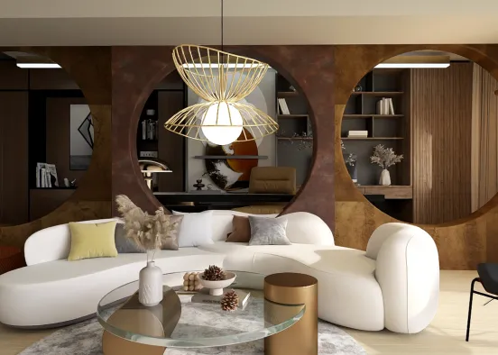 # Sala de recepção de um escritório  Визуализация дизайна