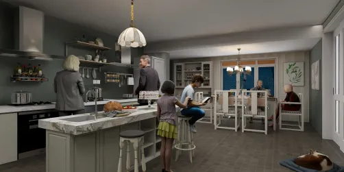 A Family Gathering for Sunday Dinner 