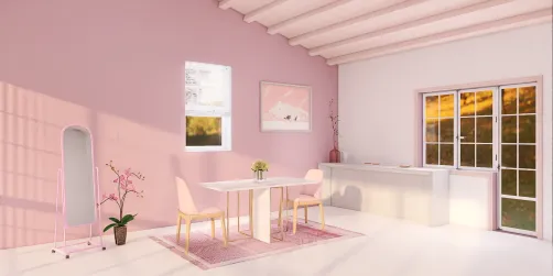 pink living room 