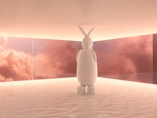 Lapin rose 