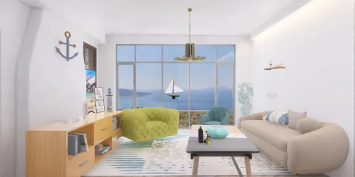 Beach hotel room