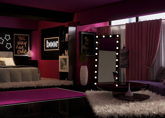 girls room!!!❤️❤️❤️ Design Rendering