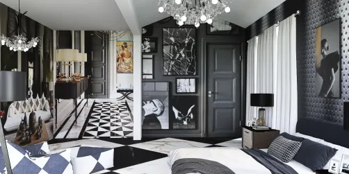 Monochrome Elegance Suite: Design #15