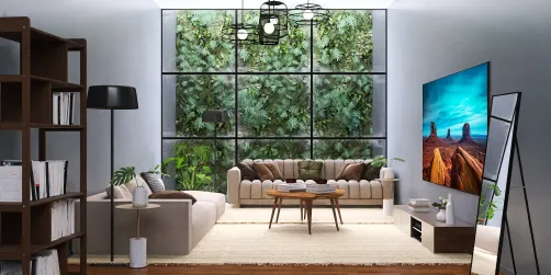 living room design idea 🌿
