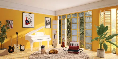 Musical instruments room 🩷💜