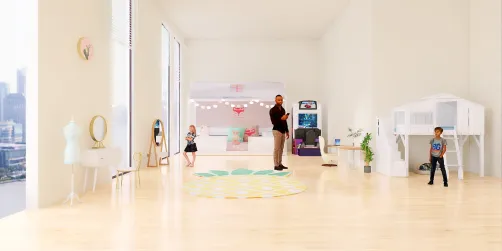 La chambre des grands Manon et Pierre.