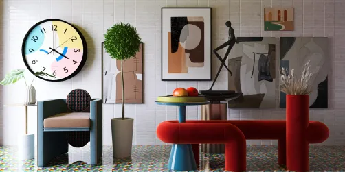 Retro mood board 