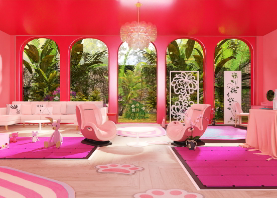 just a pink room Design Rendering